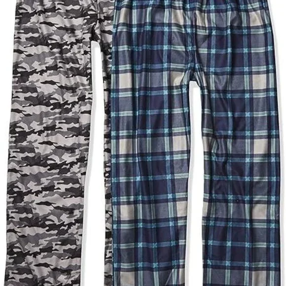 Calvin Klein Boys' Sleepwear Super Soft Brushed Micro Pajama Pant Pack  M(7-8)
